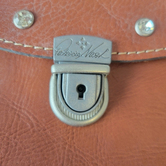 Patricia Nash Diamond Studded Leather Purse - Picture 8 of 13